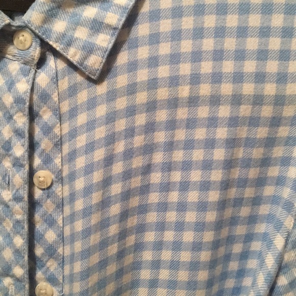 Blue Gingham shirt dress - Picture 4 of 5